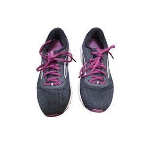 Brooks Trace Women's Running Shoes Size 8.5 Black & Purple Breathable
